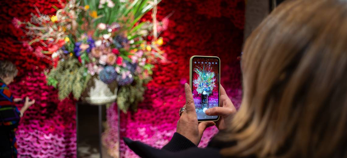 Flower Effect Tunnel publiek